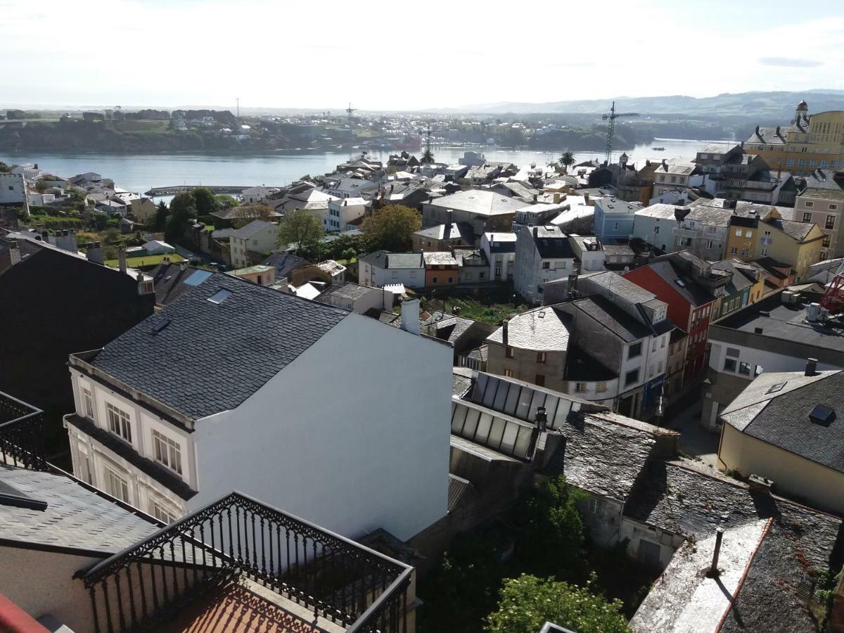 Ferienwohnung Atico Centrico Con Piscina Comunitaria Ribadeo Exterior foto